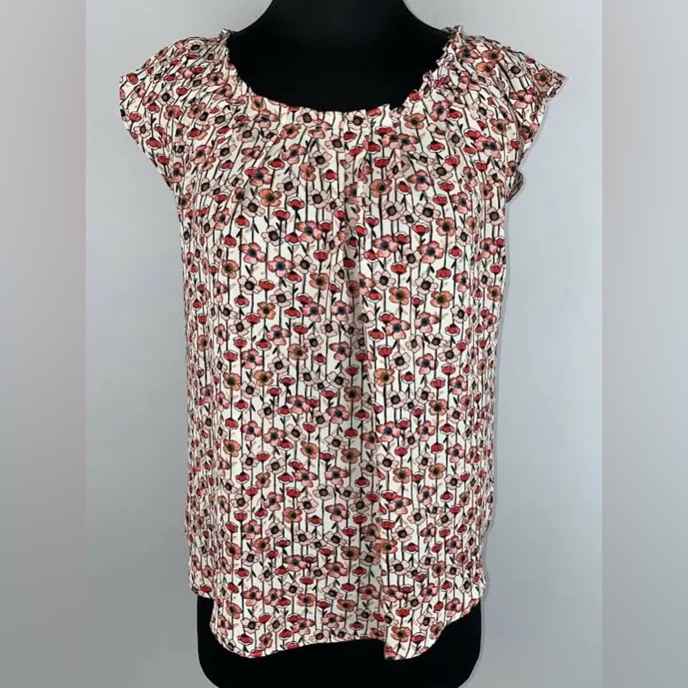 LC Lauren Conrad Floral Blouse